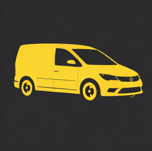 Kleine bestelbus (VW Caddy)