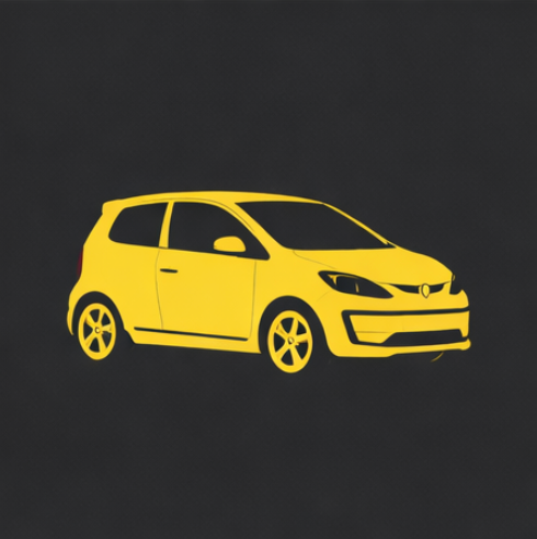 Kleine personenauto (VW Up)