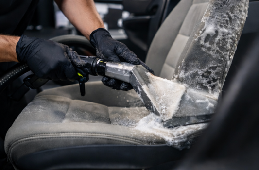 Interieur grote bestelbus